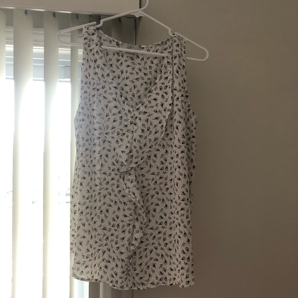Loft Floral Tank Top